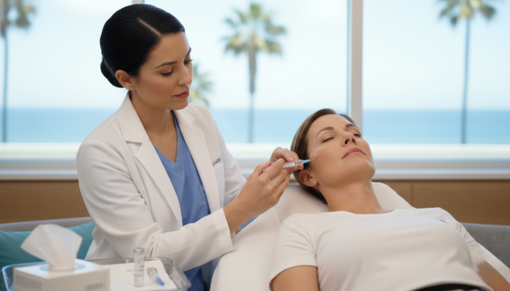 Injectable cosmetic treatment designed to help patients look younger without surgery in Del Mar CA