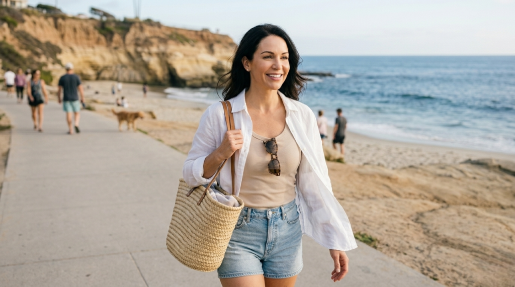 Smooth skin results after laser hair removal near La Jolla beach lifestyle