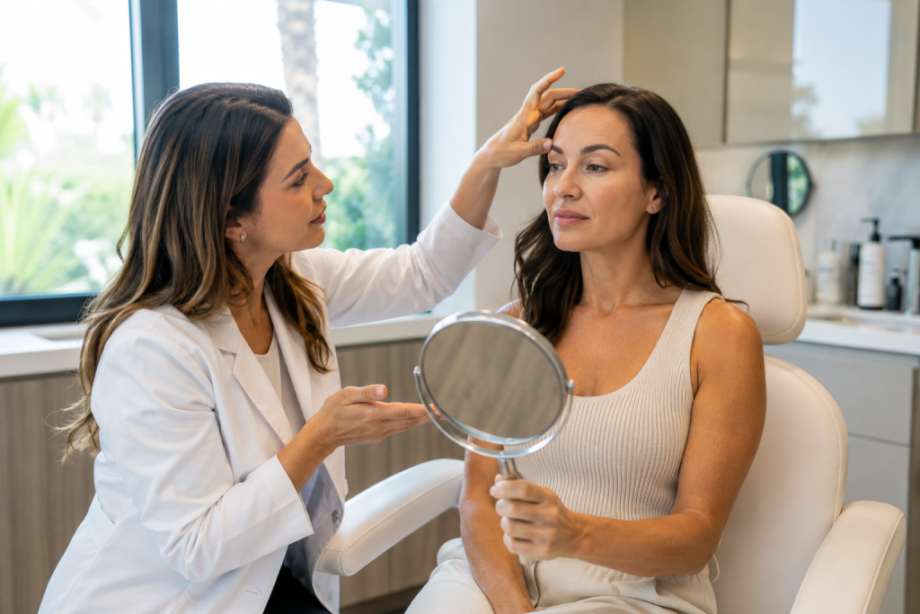 Skincare vs Botox consultation with an aesthetic provider at a La Jolla medical spa