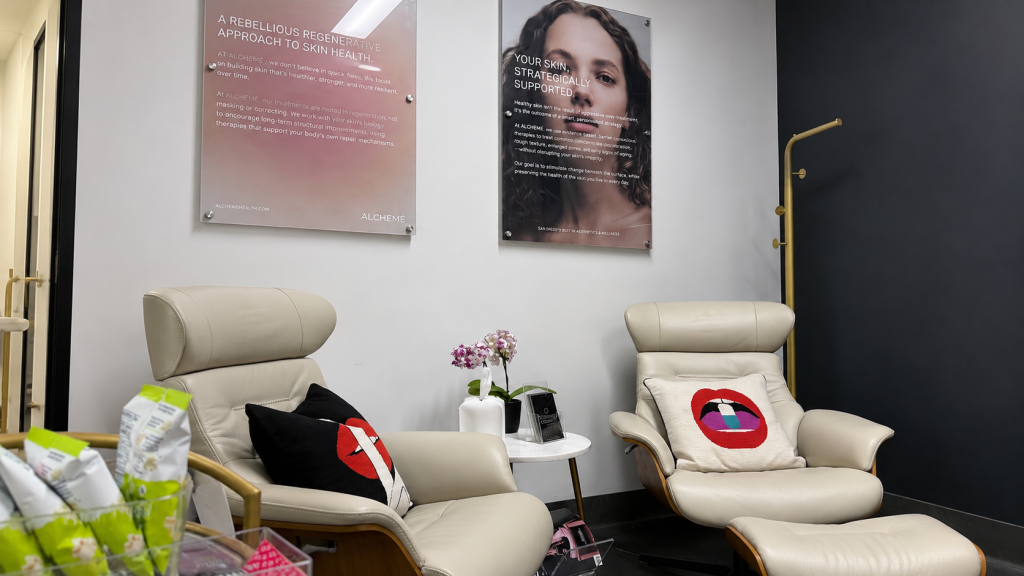 Private consultation room for hormone health evaluations at a La Jolla medical spa